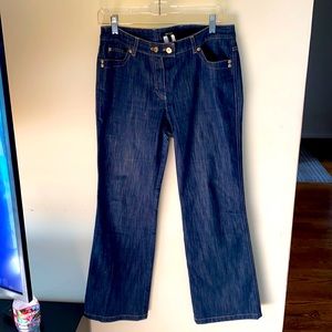 Escada Dark Denim Jeans, Size 38